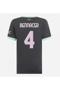 AC Milan Ismael Bennacer #4 Voetbaltruitje 3e tenue Dames 2024-25 Korte Mouw